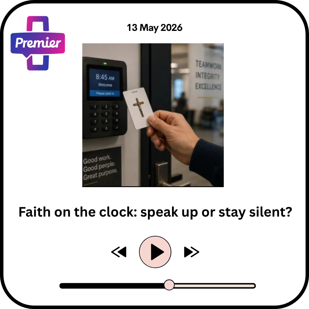 Faith on the clock: speak up or stay silent?